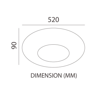 Tronic Crystal White Changeable (3 Shades) Light
