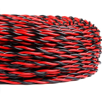 Tronic 0.5mm 2 Core Flexible Red & Black Twisted Cable