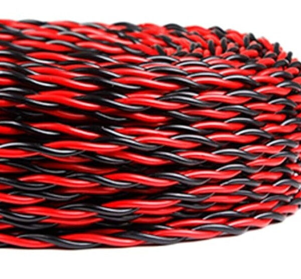 Tronic 0.5mm 2 Core Flexible Red & Black Twisted Cable
