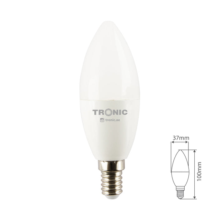 Tronic 7 Watts Candle Led Daylight E14 (Small Screw) Bulb 5 Tronic 7 Watts Candle Led Daylight E14 (Small Screw) Bulb