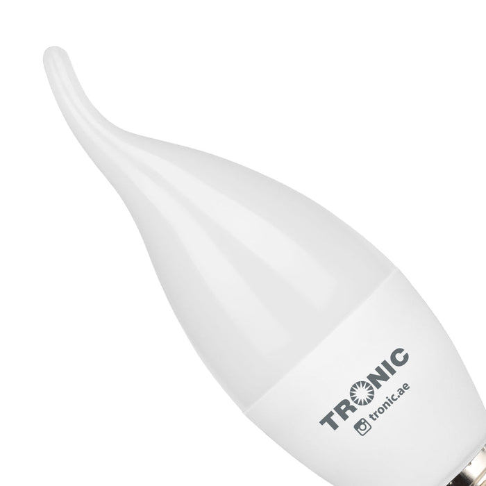 Tronic 4 Watts Flame Candle Tail Led E27 (Screw) Bulb 3 Tronic 4 Watts Flame Candle Tail Led E27 (Screw) Bulb