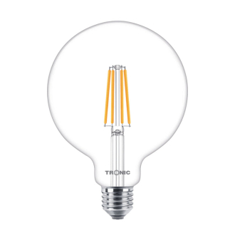 Tronic E27 LED Warm White Globe Filament Bulb