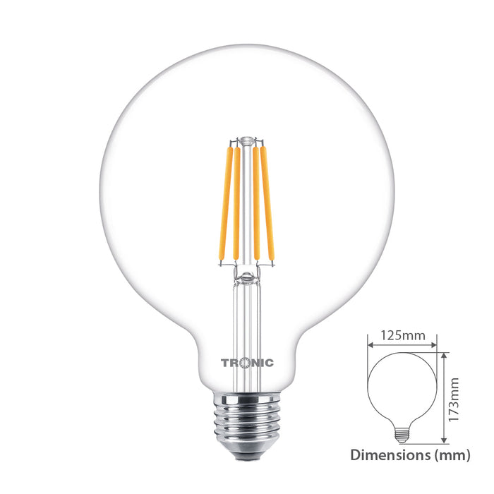 Tronic E27 Led Warm White Globe Filament Bulb 4 Tronic E27 Led Warm White Globe Filament Bulb