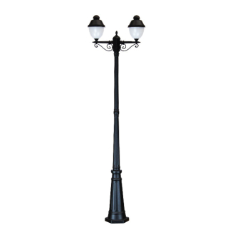 Tronic Ornamental 2 Headed Bollard Light