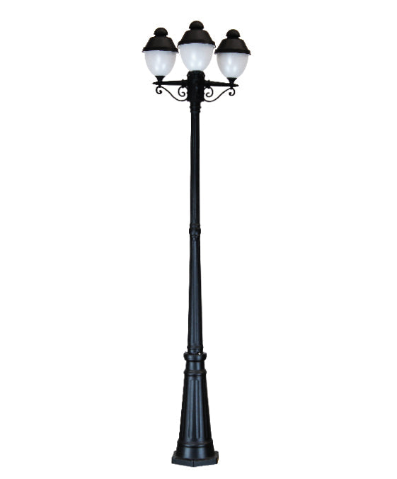Tronic Ornamental 3 Headed Bollard Light 1 Tronic Ornamental 3 Headed Bollard Light