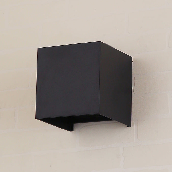 Tronic Black Square 6 Watts Wall Light 2 Tronic Black Square 6 Watts Wall Light