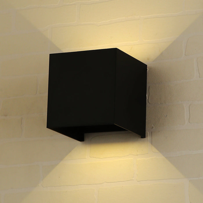 Tronic Black Square 6 Watts Wall Light 3 Tronic Black Square 6 Watts Wall Light