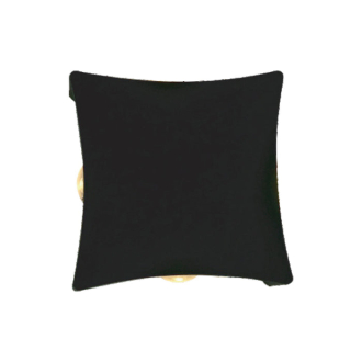 Tronic Small Black Cushion-shaped Wall Light