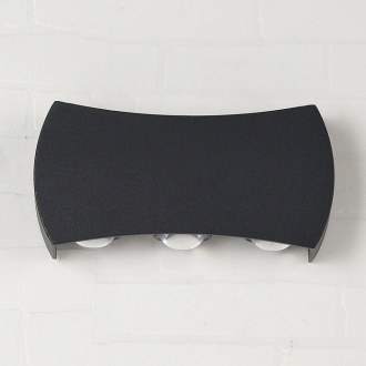 Tronic Modern Black Sconce LED Wall Light