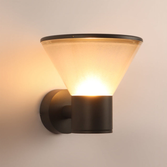 Tronic Black Cone-Shaped Wall Light