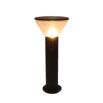 Tronic Black Cone-Shaped Garden Bollard