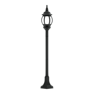Tronic Ornamental Aluminum Bollard LL 906P-10-BK