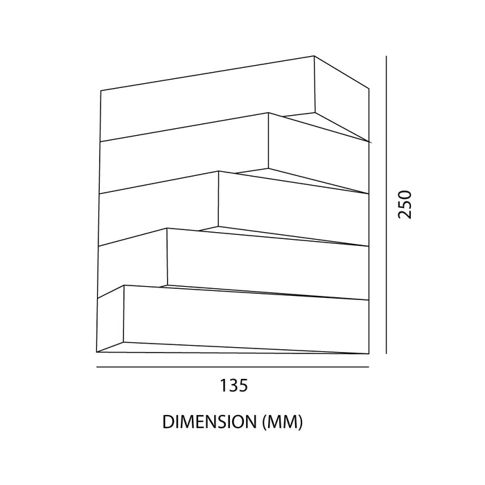 Tronic Creative Triangle Geometry Wall Lamp 3 Tronic Creative Triangle Geometry Wall Lamp