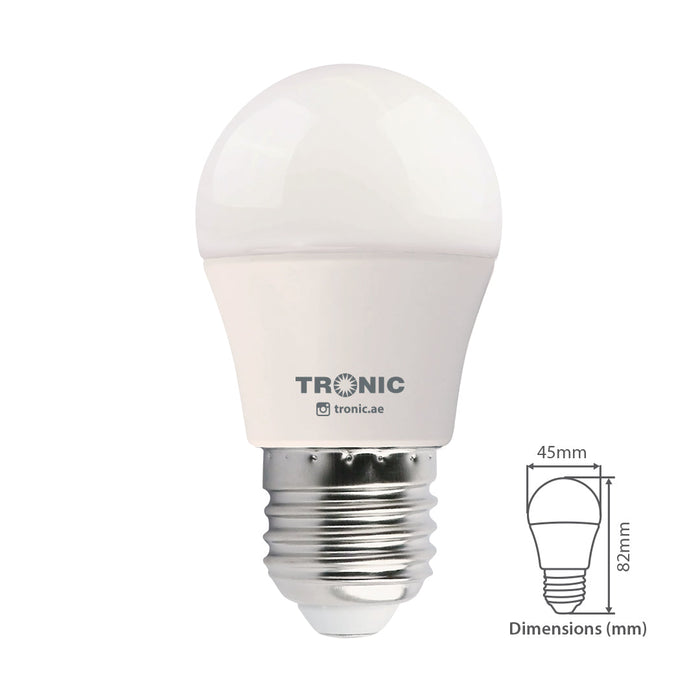 Tronic 6 Watts Golf Warm White Led E27 (Screw) Bulb 2 Tronic 6 Watts Golf Warm White Led E27 (Screw) Bulb