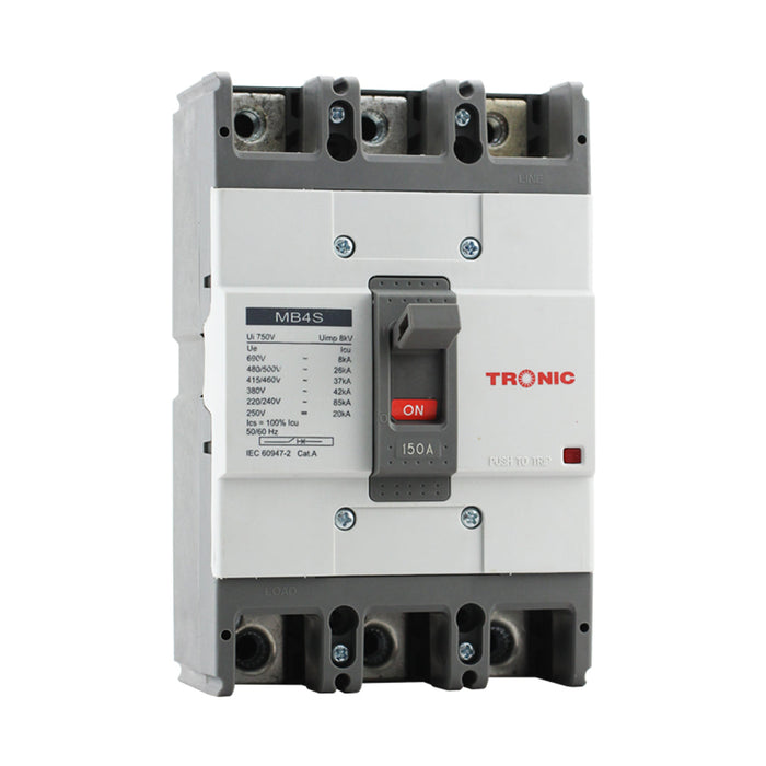 Tronic Mccb 150Amps 3 Pole Mb Range 1 Tronic Mccb 150Amps 3 Pole Mb Range