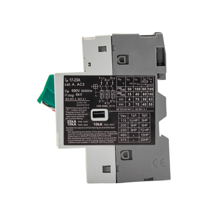 Tronic Motor Protection Circuit Breaker 17-23Amps 3 Tronic Motor Protection Circuit Breaker 17-23Amps