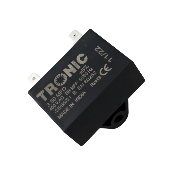 Tronic Fan Capacitor 3.50 Mfd Square 2 Tronic Fan Capacitor 3.50 Mfd Square
