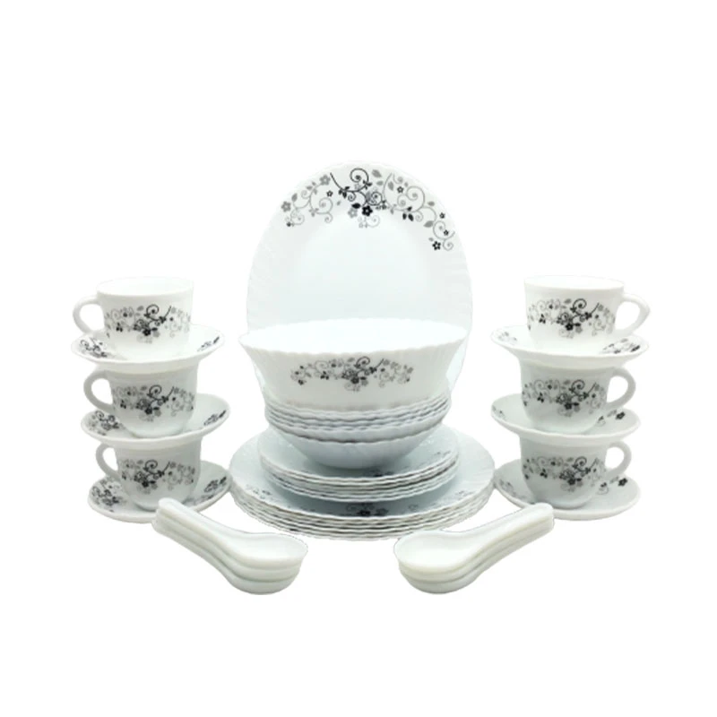 La Opala Dinner Set Mystrio Black Classique 38 Pieces Lm038 2 La Opala Dinner Set Mystrio Black Classique 38 Pieces Lm038