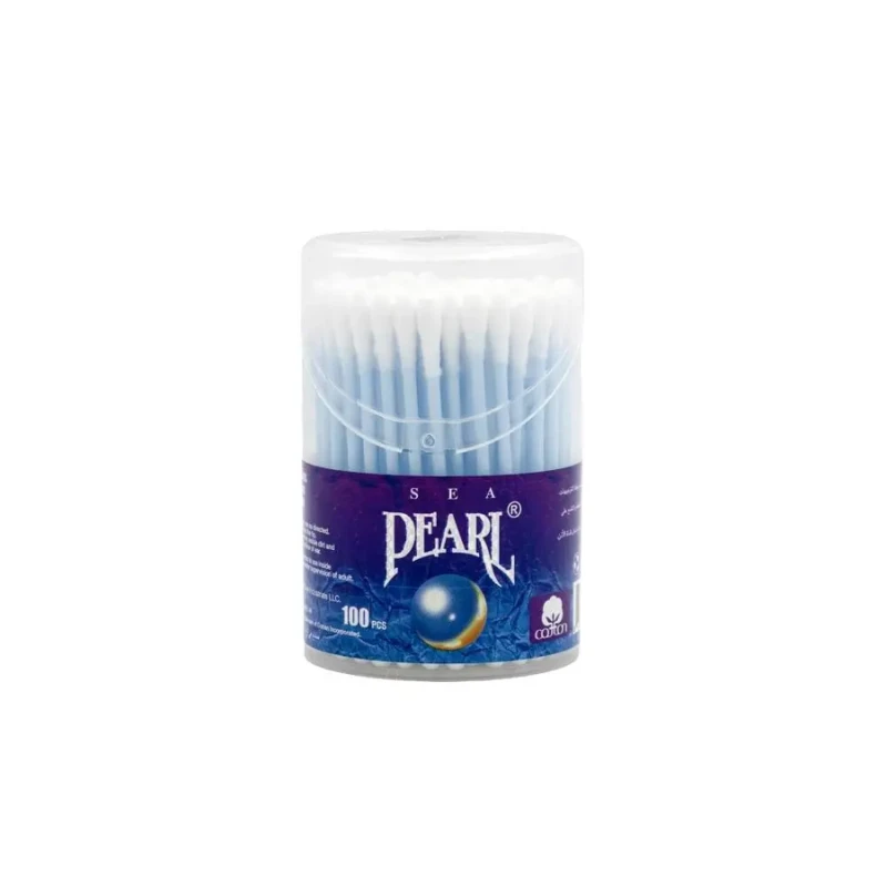 Sea Pearl Cotton Buds Round 100'S (Pack Of 12) 4 Sea Pearl Cotton Buds Round 100'S (Pack Of 12)