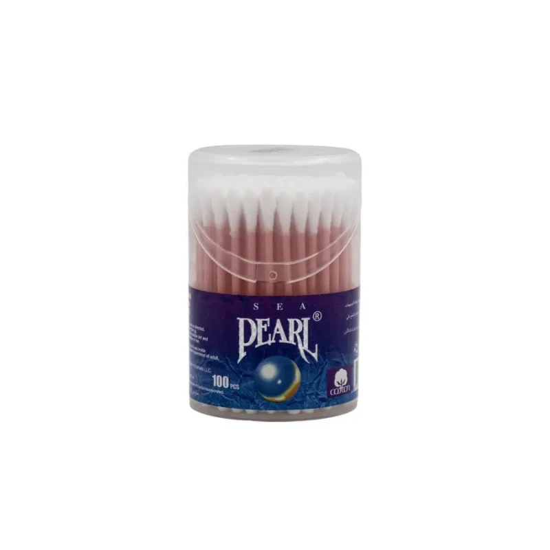 Sea Pearl Cotton Buds Round 100'S (Pack Of 12) 3 Sea Pearl Cotton Buds Round 100'S (Pack Of 12)