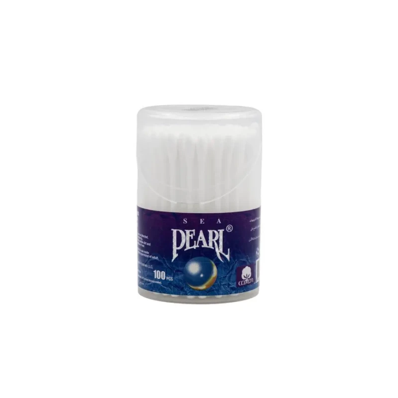 Sea Pearl Cotton Buds Round 100'S (Pack Of 12) 1 Sea Pearl Cotton Buds Round 100'S (Pack Of 12)