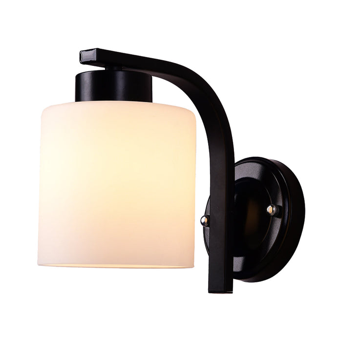 Tronic White Glass Wall Lamp 1 Tronic White Glass Wall Lamp