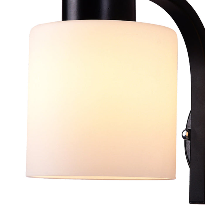 Tronic White Glass Wall Lamp 2 Tronic White Glass Wall Lamp