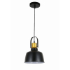 Tronic Black Modern Industrial Pendant