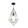 Tronic Black Diamond Cage Pendant Lamp
