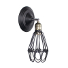 Tronic Black Vintage Wall Light