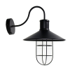 Tronic Black Industrial Wall Light