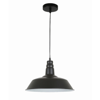 Tronic Black Industrial Pendant Light