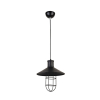 Tronic Black Vintage Pendant Glass Cage Light