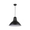 Tronic Black Dome Pendant Light
