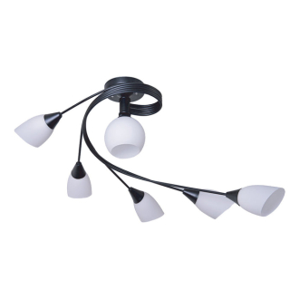 Tronic Twisted Vintage Lighting Fixture With Frosted Glass