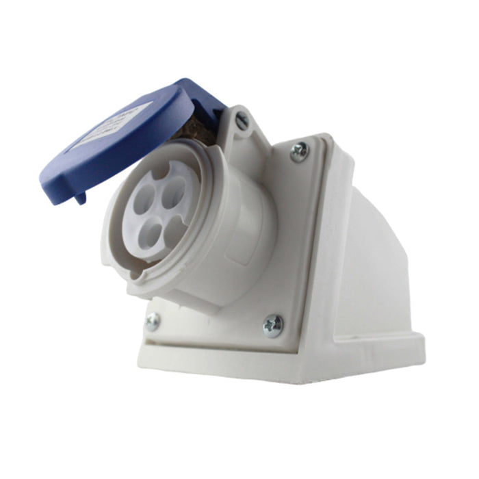 Tronic Industrial Socket 3 Pin 32A Ip44 4 Tronic Industrial Socket 3 Pin 32A Ip44