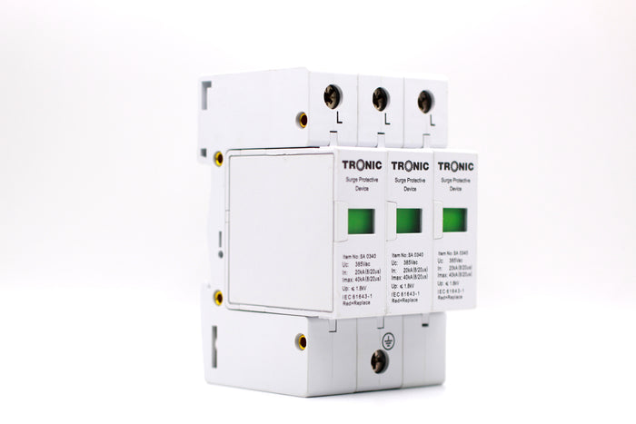 Tronic Surge Protection Three Pole 40Ka 1 Tronic Surge Protection Three Pole 40Ka