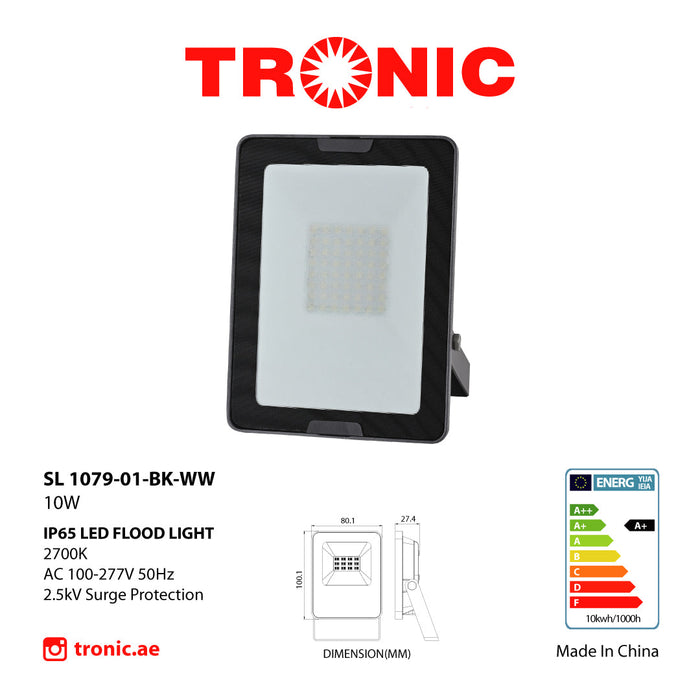 Tronic Black Led Floodlight 10 Watts 3 Tronic Black Led Floodlight 10 Watts