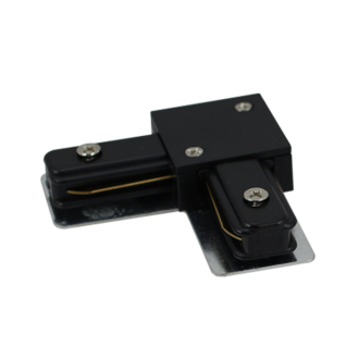 Tronic Black Tracklight Connector with 2 Wires