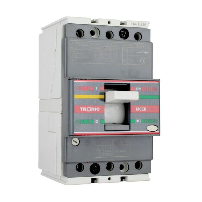 Tronic Mccb 160 Amps 3 Pole Adjustable 1 Tronic Mccb 160 Amps 3 Pole Adjustable
