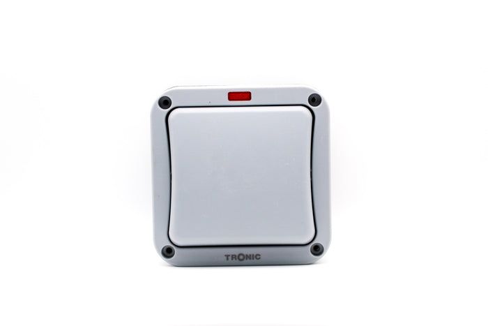 Tronic Waterproof Switch - 1 Gang 2 Way 1 Tronic Waterproof Switch - 1 Gang 2 Way