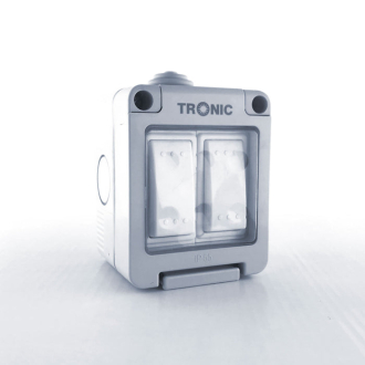 Tronic Waterproof 2 Gang 2 Way Switch