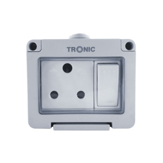Tronic Waterproof Single Socket 15Amps