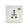 Tronic Single Universal Switch Socket With USB