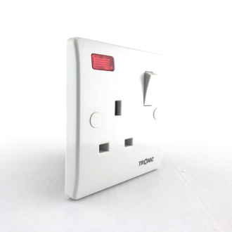 Tronic Single Switch Socket 13Amps With Neon
