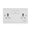 Tronic Universal Switch Socket Twin 16A