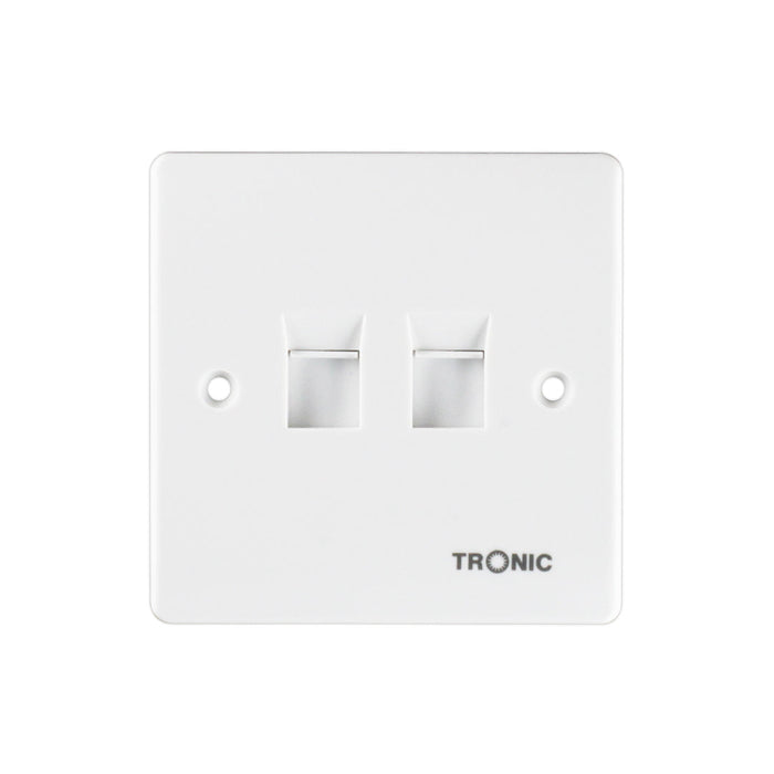 Tronic Telephone Socket White Rj11 6 Line 1 Tronic Telephone Socket White Rj11 6 Line