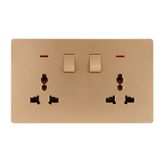 Tronic Universal Switch Socket Twin