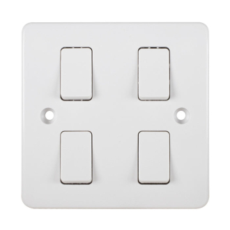 Tronic 4 Gang 2 Way Switch