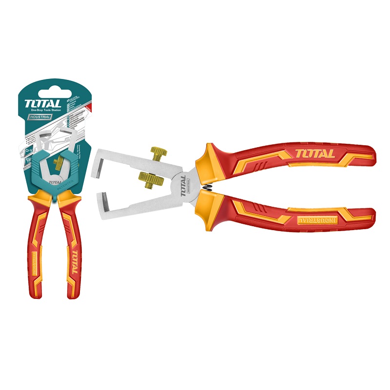 Total Wire Stripping Pliers 6&Quot; Insulated Thtip2661 2 Total Wire Stripping Pliers 6&Quot; Insulated Thtip2661